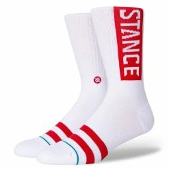 Stance The OG Crew Sock White / Red