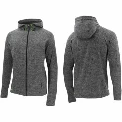 2XU Formsoft Long Sleeve Hoodie Black / Marle Gecko Glow