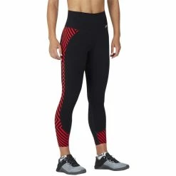 2XU Fitness Hi-Rise Comp 7/8 Tight Black/Black Tomato Maze