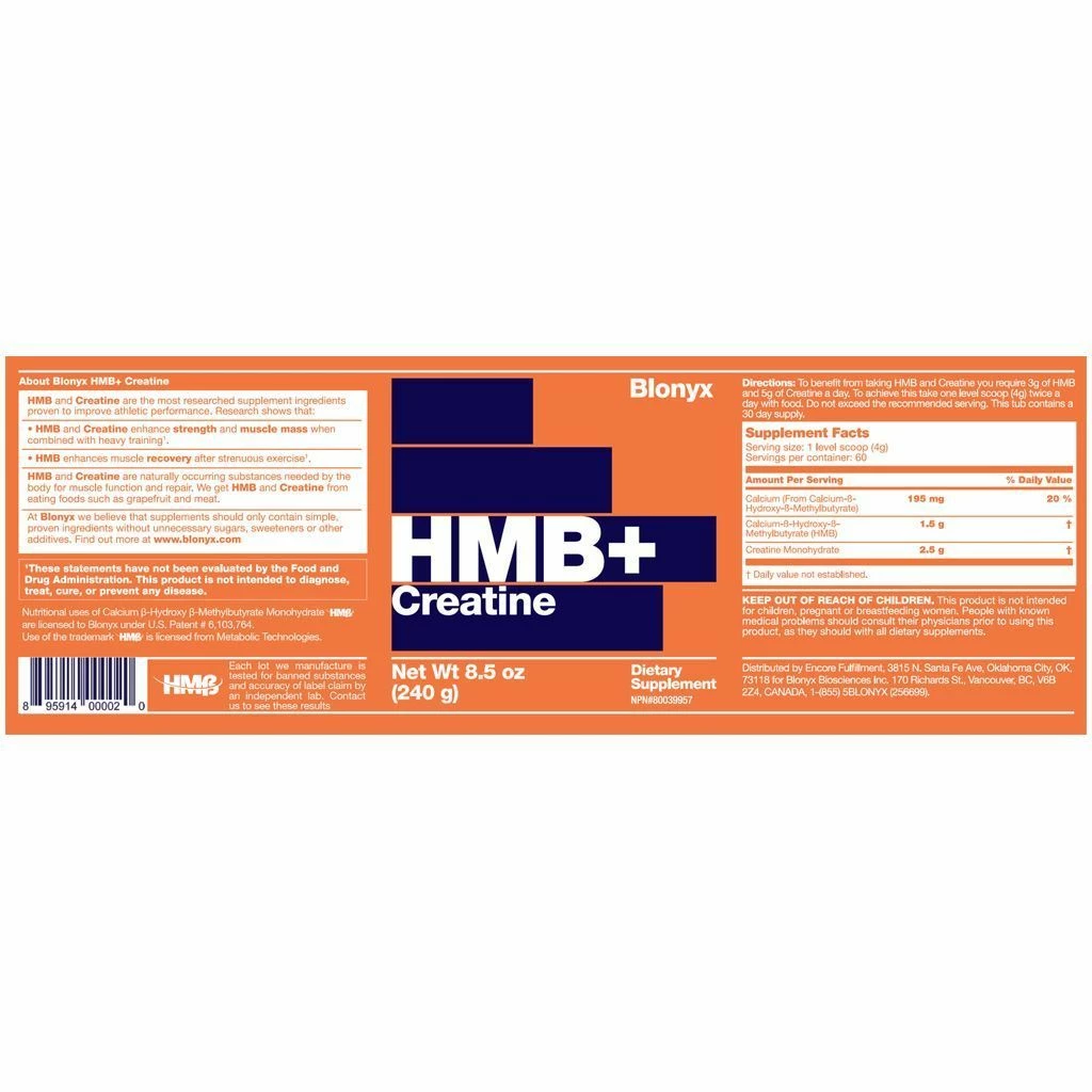 Blonyx HMB+ Creatine - Image 2